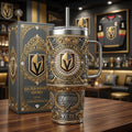 Vegas Golden Knights 40oz Tumbler with Lid and Straw