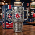 Boston Red Sox 40oz Tumbler with Lid and Straw