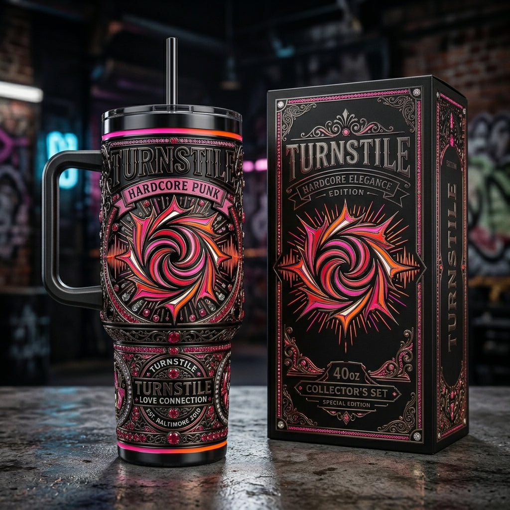 Turnstile 40oz Tumbler with Lid and Straw
