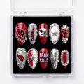 St. Louis Cardinals Handmade Press On Nails | Reusable 3D Nail Set