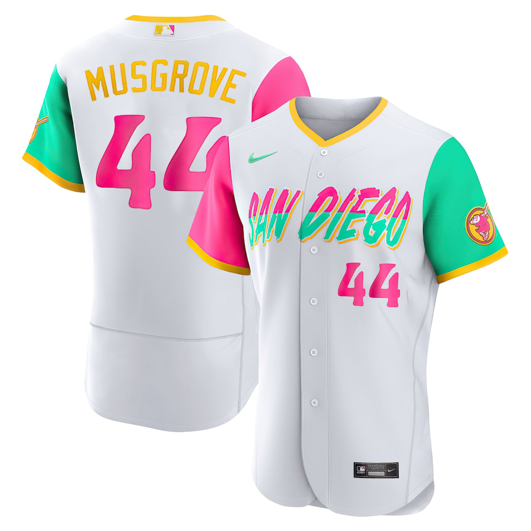 Men's San Diego Padres White 2022 City Connect Player Jersey - All Stitched