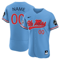 Ole Miss Baseball Champion Patch Custom Jersey 2022 – All Stitched