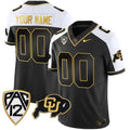 Colorado Buffaloes Vapor Limited Gold Custom Jersey – All Stitched