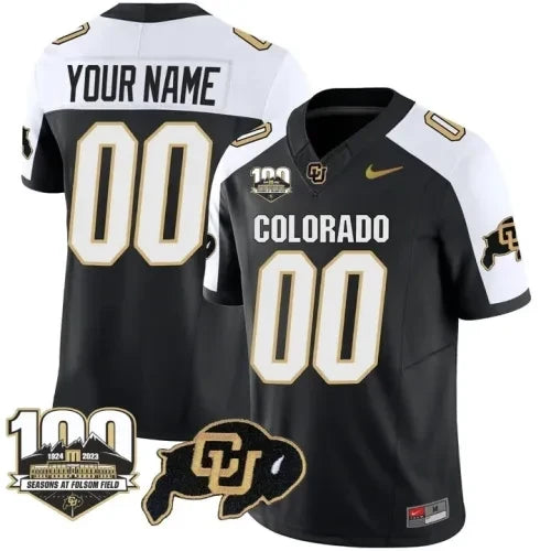 Colorado Buffaloes Vapor Custom Jersey – 100th Seasons At Folsom Field