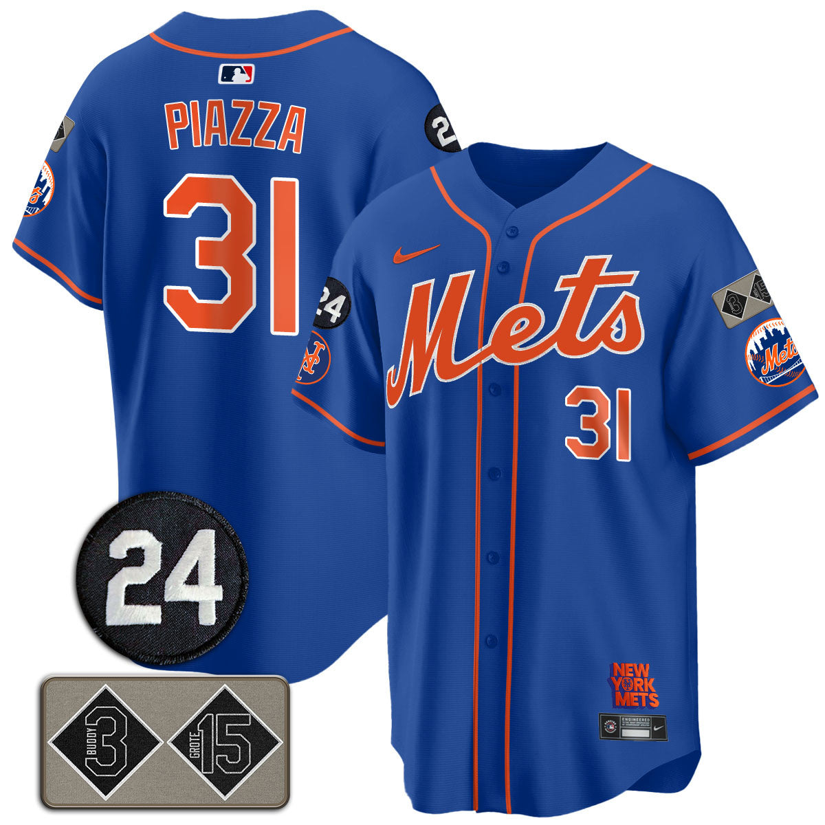 Men's Mets Memorial Player Limited Jersey - All Stitched