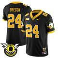Men's Oregon Football Forever Gang Green 2024 Jersey N2 - All Stitched