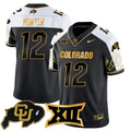 Men's Colorado Buffaloes 2024 Vapor Limited Gold Jersey N3 - All Stitched