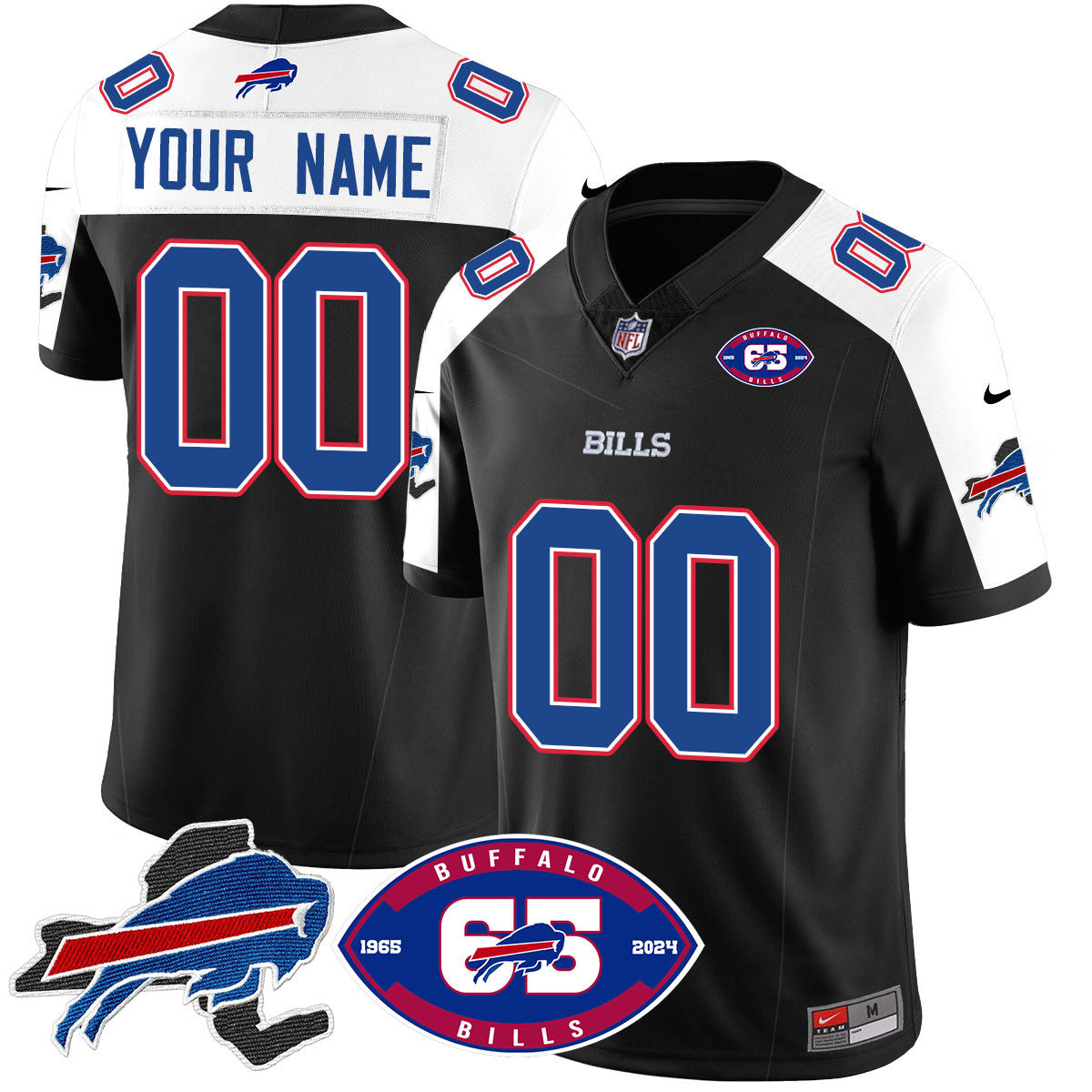 Men's Bills 1959 - 2024 - The Bills Jersey - All Stitched