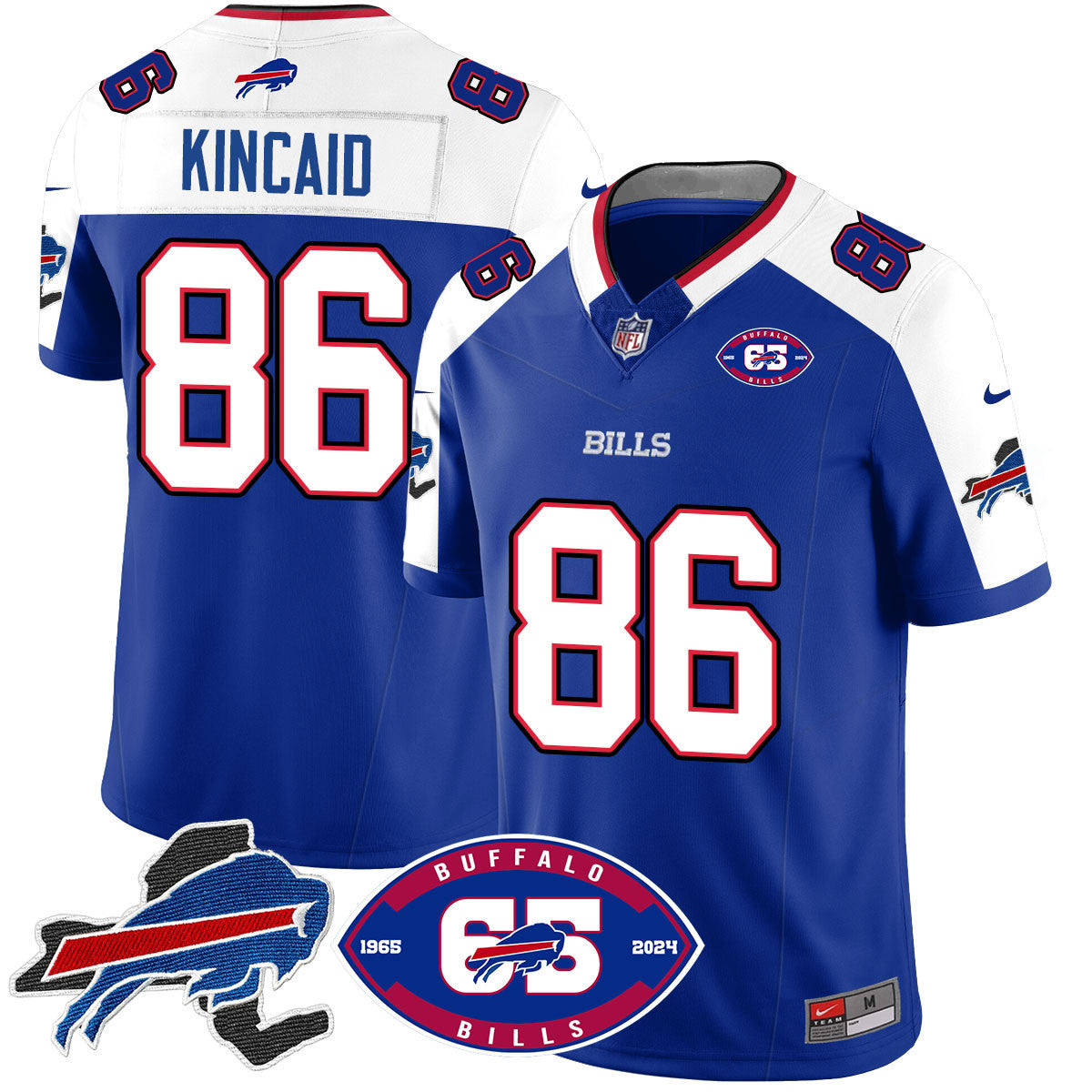 Men's Bills 1959 - 2024 - The Bills Jersey - All Stitched