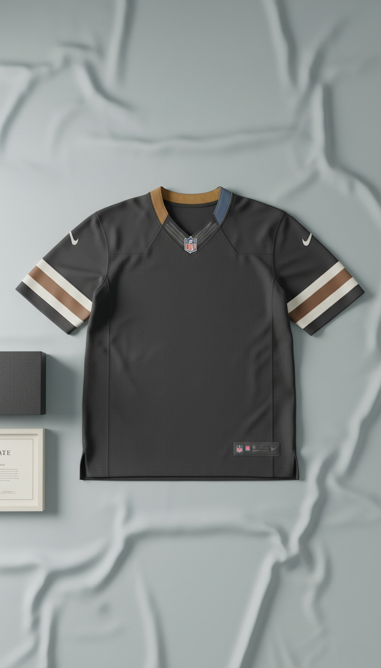 Authentic NFL Team Jersey With Certificate