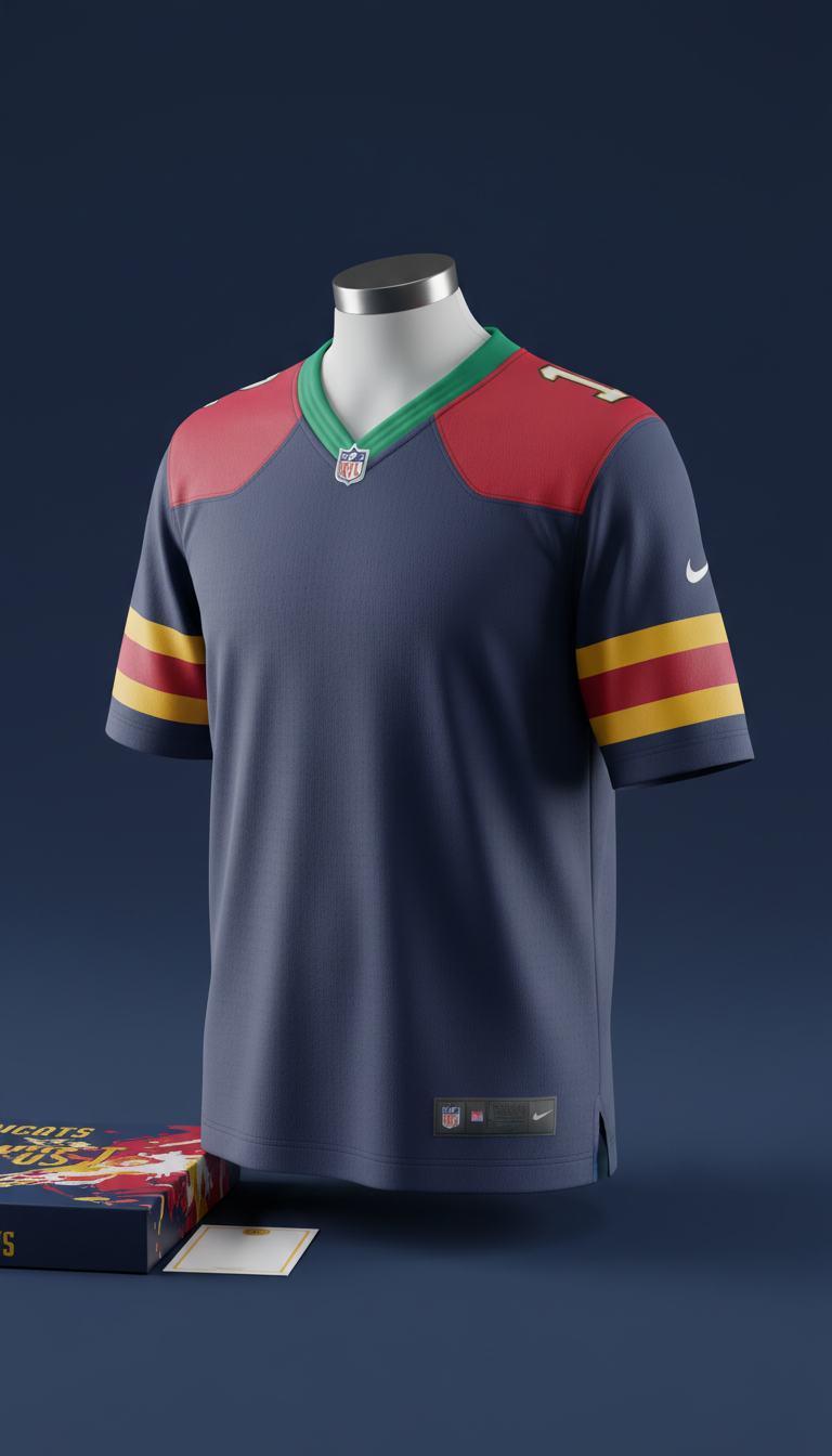 NFL Authentic Jersey With Collectible Box
