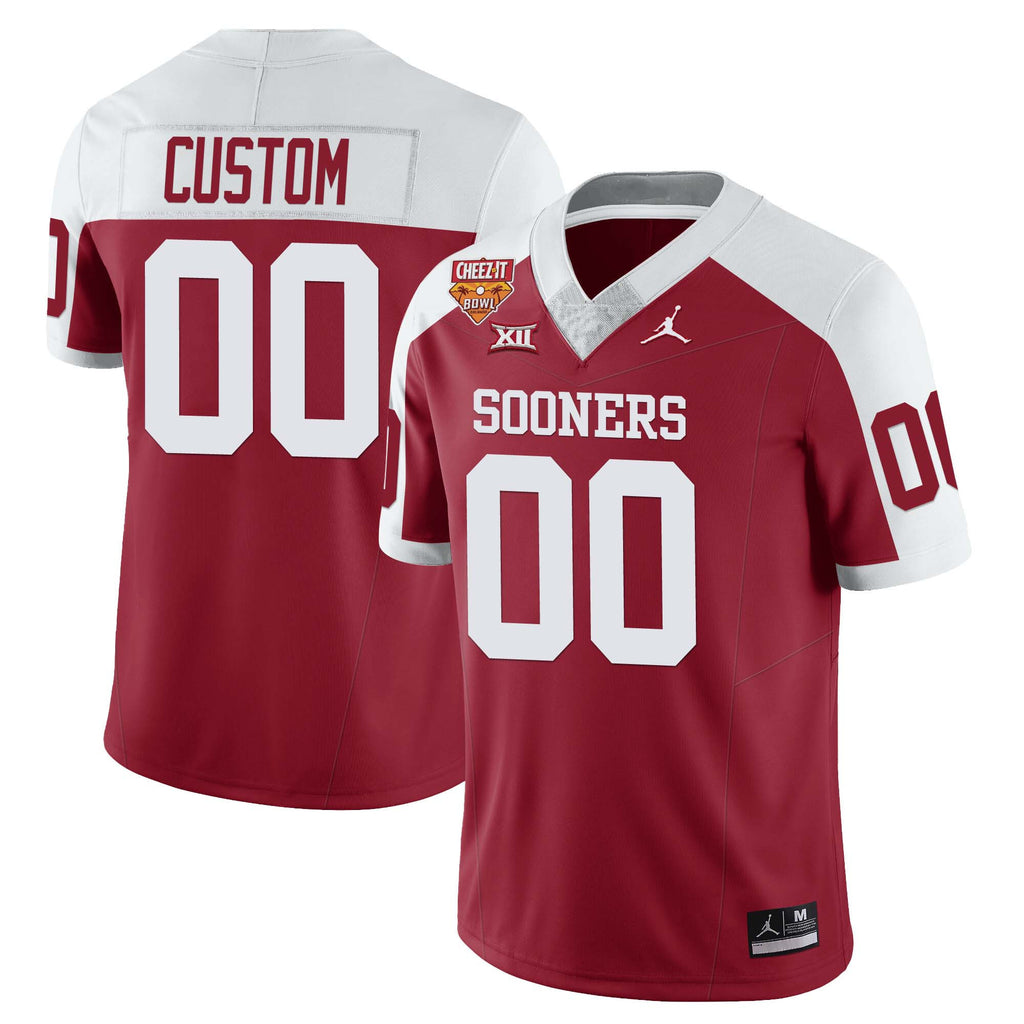 Men?s Oklahoma Sooners Football 2023 Collection All Stitched Jersey ? Cheez It Bowl