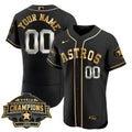 Houston Astros 2022 Champions Limited Custom Name And Number Jersey - All Stitched