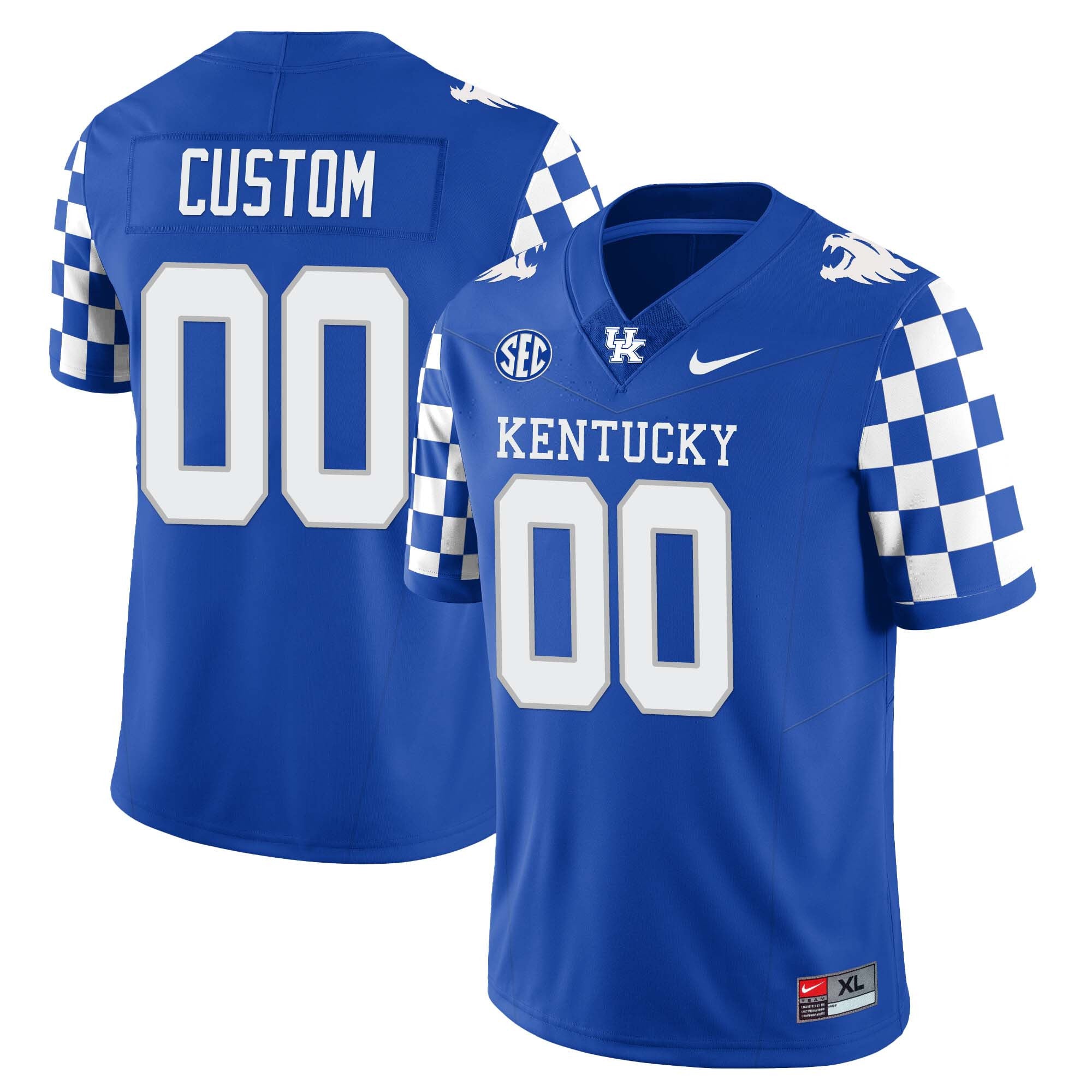 Men's Kentucky Wildcats Football Limited Custom Jersey ? Wildcats Logo