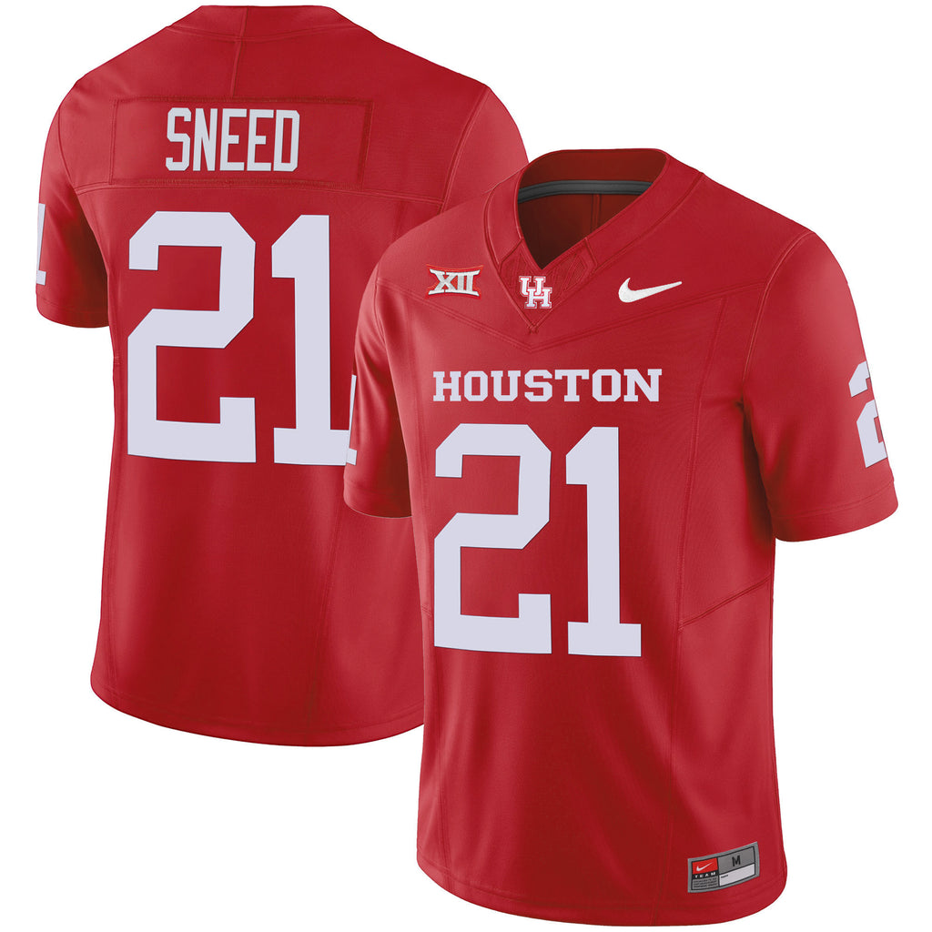 Men's Houston Cougars Oilers Inspired Vapor Jersey V4 - All Stitched