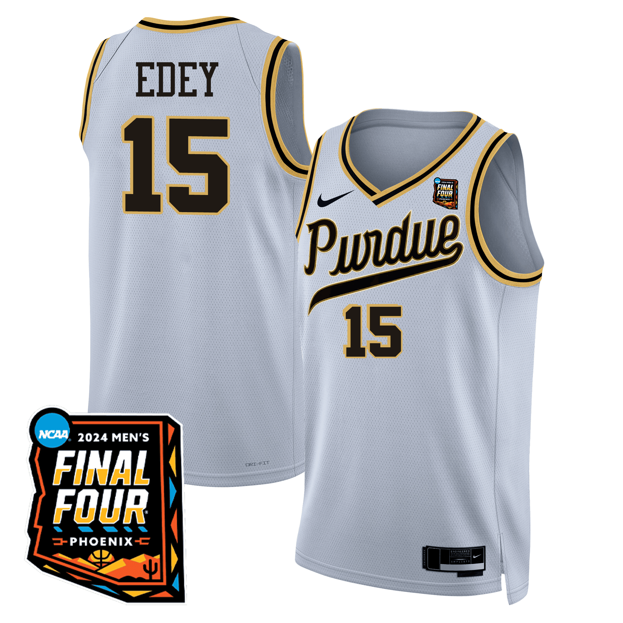 Men's Purdue Boilermakers Basketball Jersey - Final Four Patch