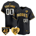 Padres 2024 "For Peter" & Robinson Patch Vapor Premier Limited Custom Jersey ?All Stitched
