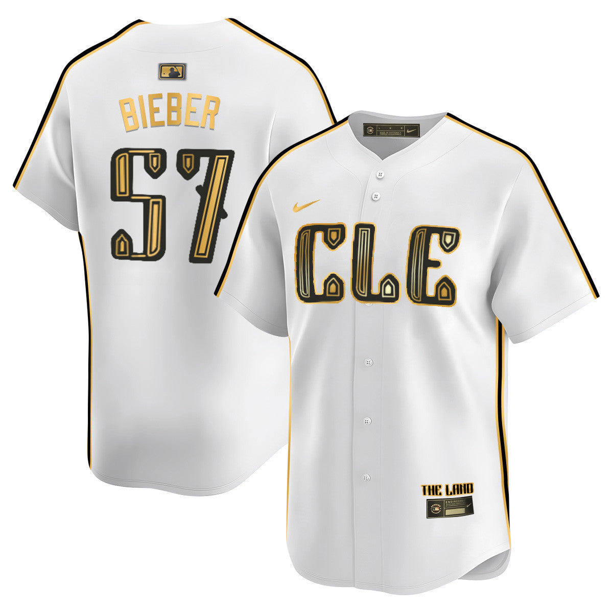 Cleveland Guardians Navy 2024 City Connect Limited Jersey TLA - Stitched