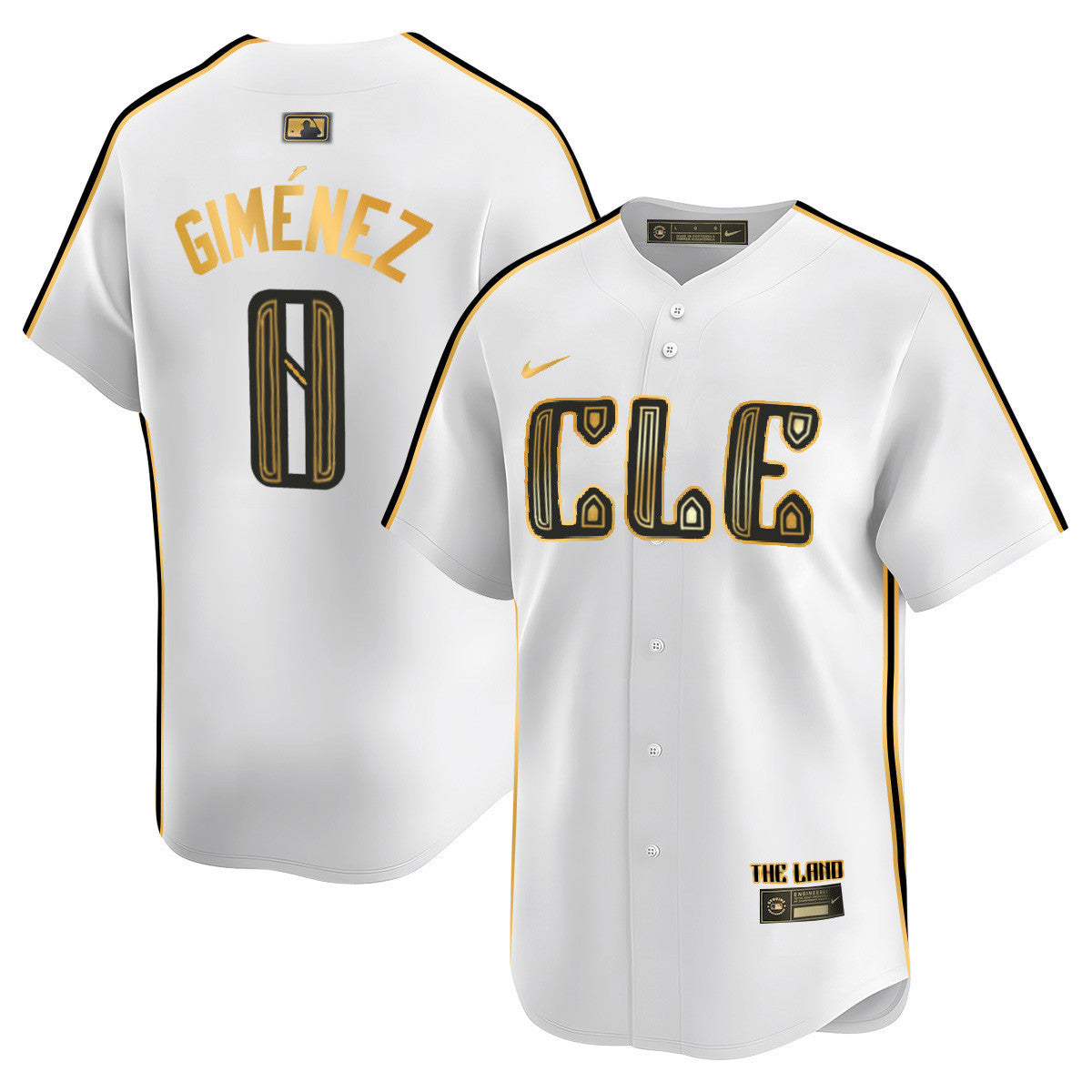 Cleveland Guardians Navy 2024 City Connect Limited Jersey TLA - Stitched