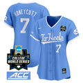 Women's North Carolina Tar Heels 2024 College World Series Vapor Premier Limited Jersey - All Stitched