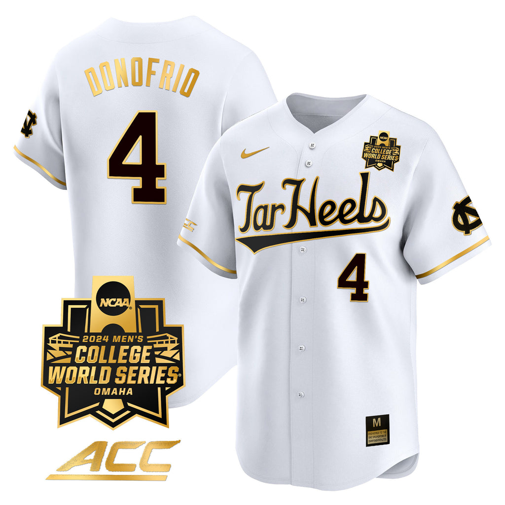 Men's North Carolina Tar Heels 2024 College World Series Vapor Premier Limited Jersey - All Stitched