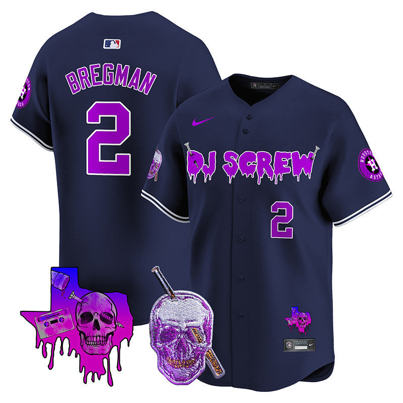 Men's Astros DJ Screw Vapor Premier Limited Jersey - All Stitched