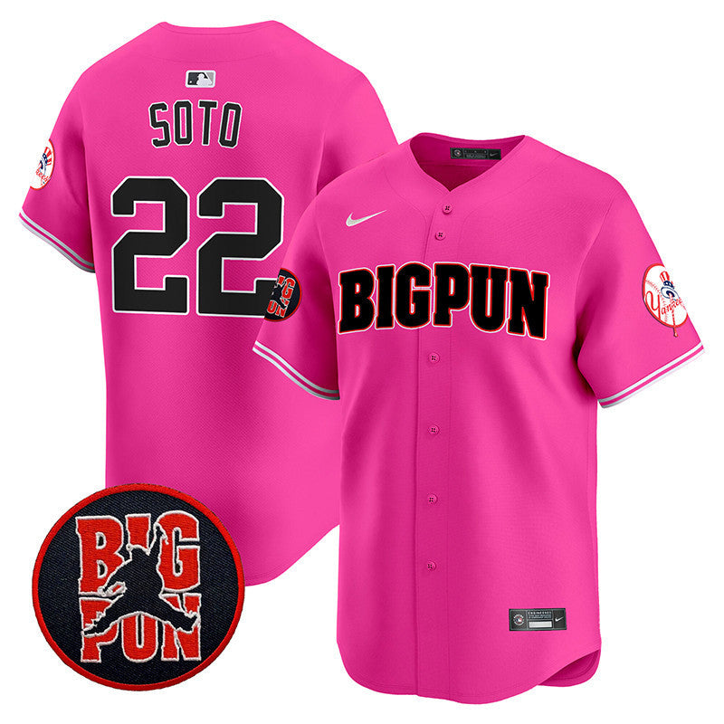 Men's New York Yankees Big Pun Vapor Premier Limited Jersey V2 - All Stitched
