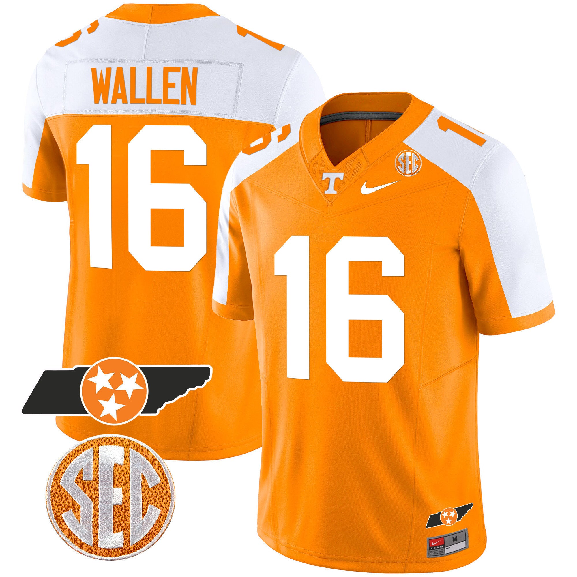 Men's Tennessee Volunteers Checkerboard & Alternate Jersey - Stitched