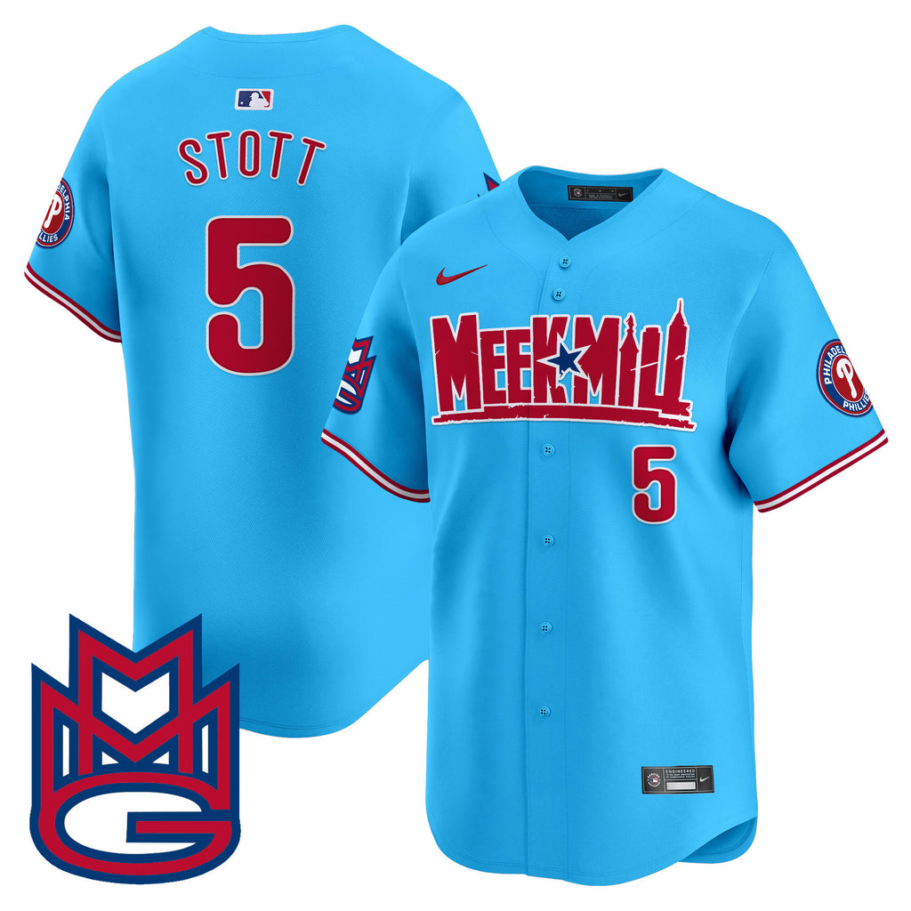 Men's Phillies Meek Mill Vapor Premier Limited Jersey - All Stitched