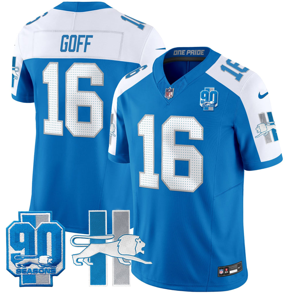 Men's Detroit Lion 1946 Throwback Vapor Limited Jersey - All Stitched