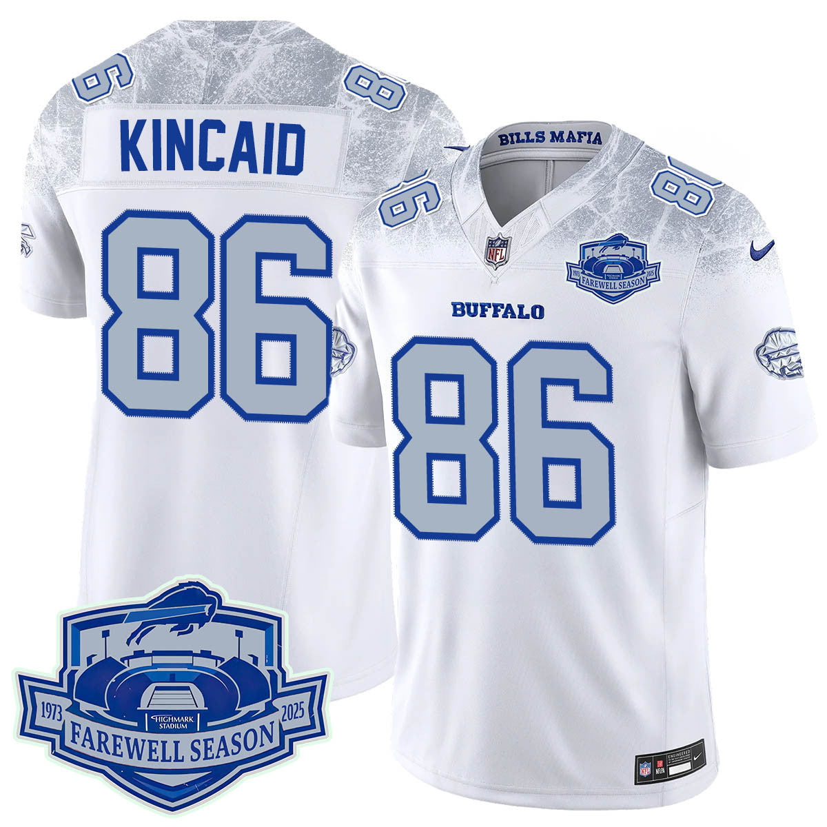 Buffalo Bills 2025 Jersey All Stitched - Farewell to Highmark Stadium
