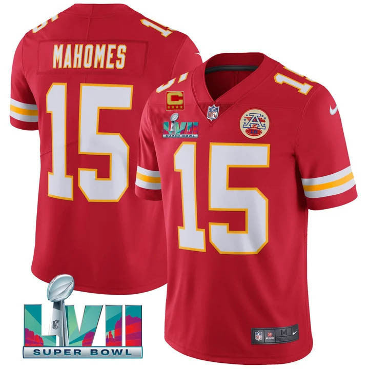 Men's Kansas City Chiefs Players Limited Jersey - Super Bowl LVII Patch
