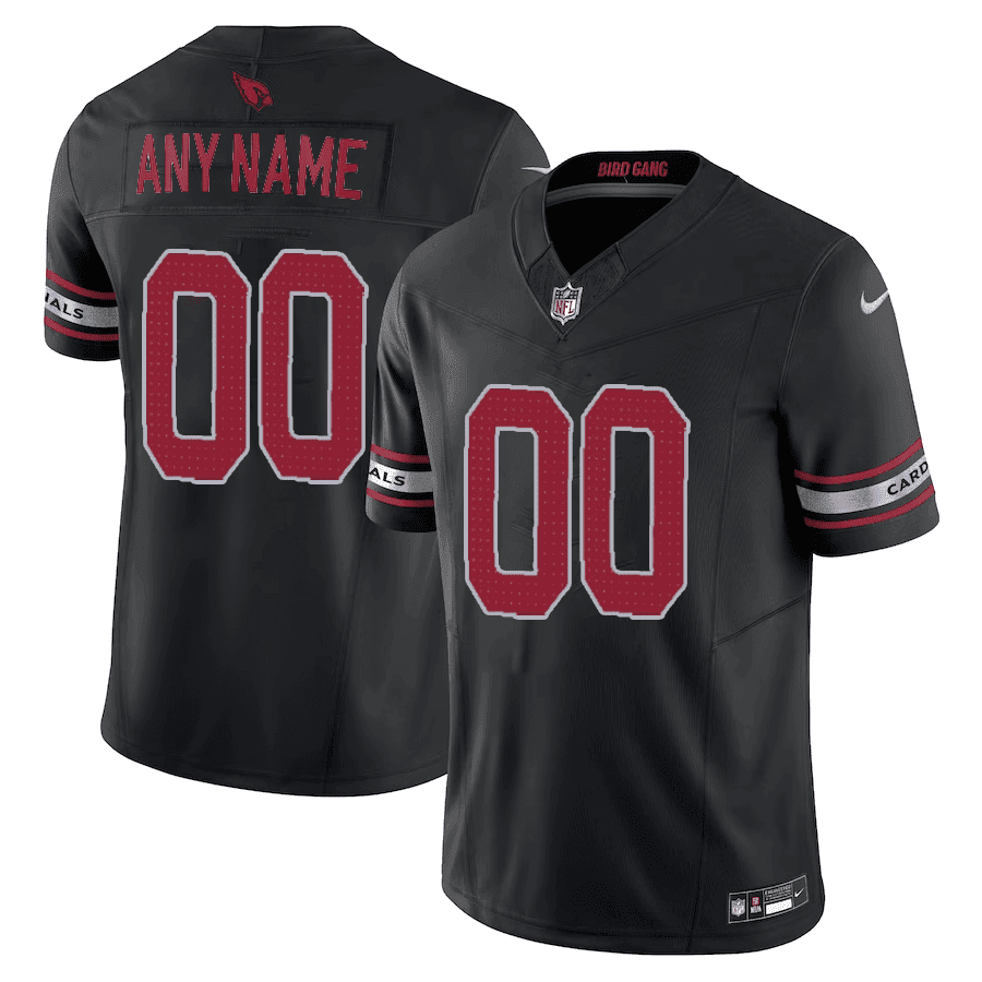 Custom Arizona Cardinals Black Vapor F.U.S.E. Limited Jersey - All Stitched