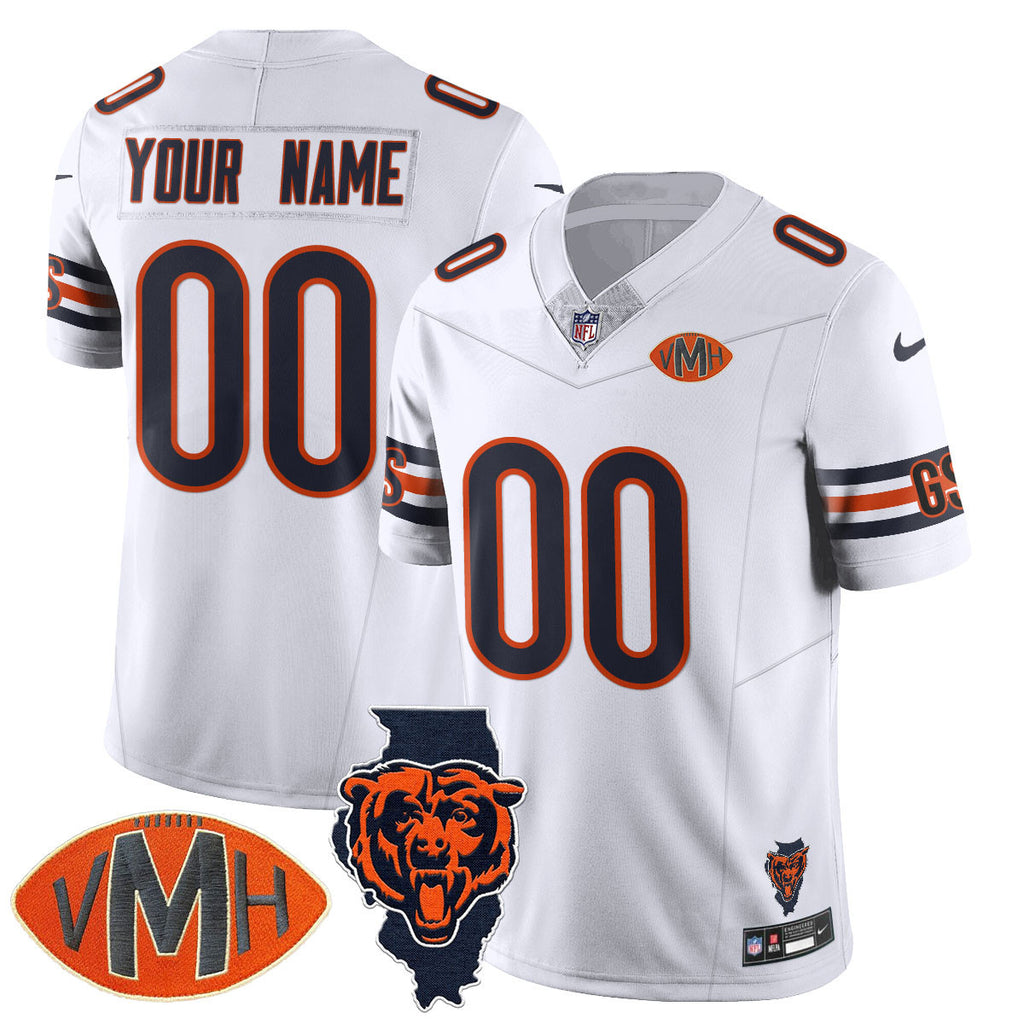 Men's Chicago Bears Honor Virginia Halas McCaskey Jersey - All Stitched