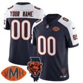 Custom Chicago Bears Honor Virginia Halas McCaskey Jersey - All Stitched
