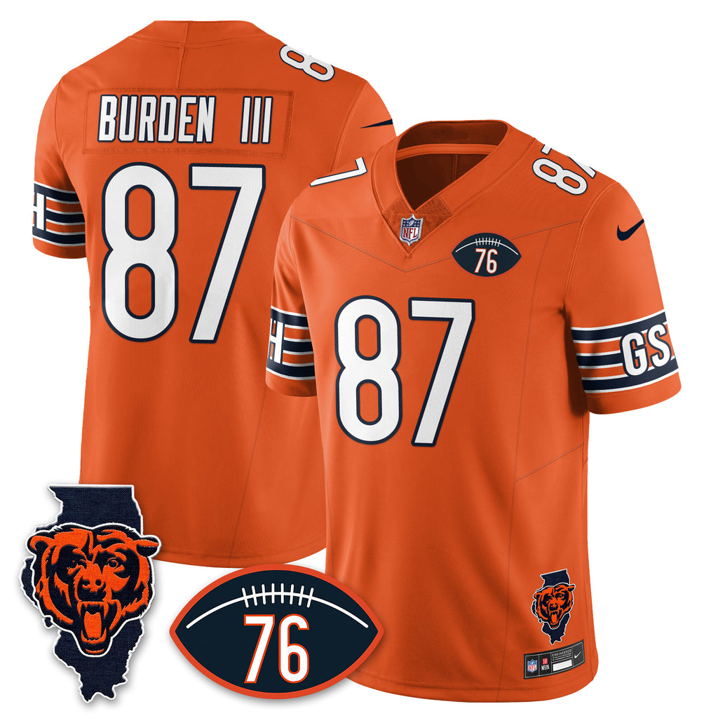 Chicago Bears Honor Steve McMichael Custom Jersey - All Stitched
