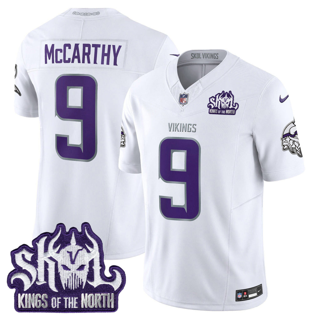 Men's Minnesota Vikings King Of The North Patch Vapor Limited Jersey - All Stitched