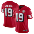 San Francisco 49Ers 75Th Anniversary Throwback Scarlet Jersey – All Stitched