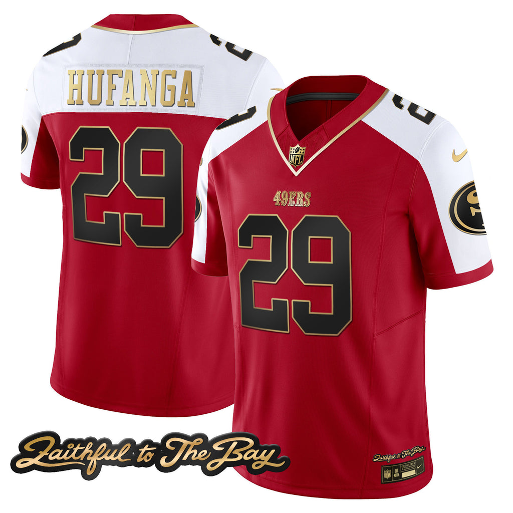 Men's 49ers Faithful To The Bay Patch Vapor Limited Jersey V3 - All Stitched