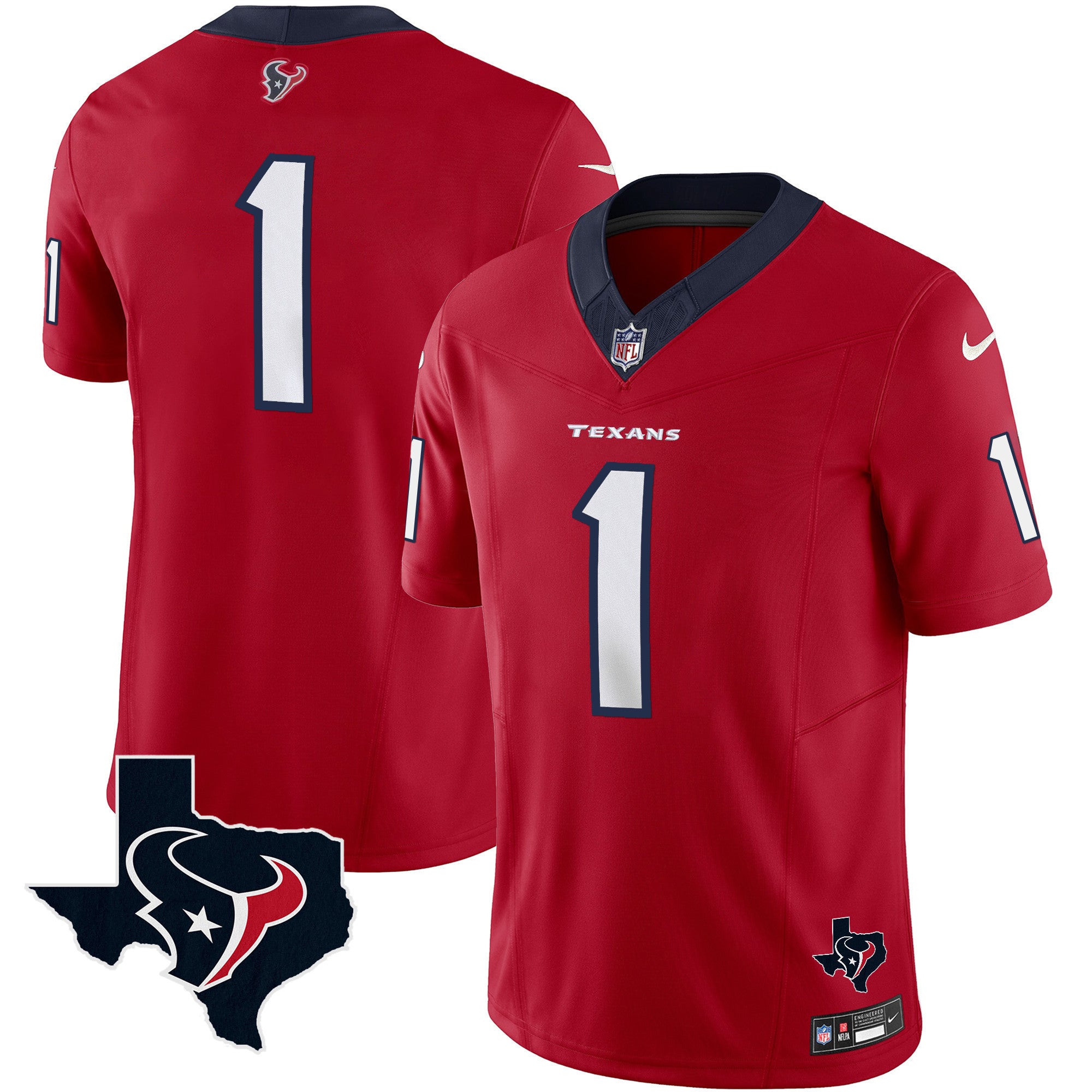 Men's Houston Texans Vapor Limited Jersey V8 - All Stitched