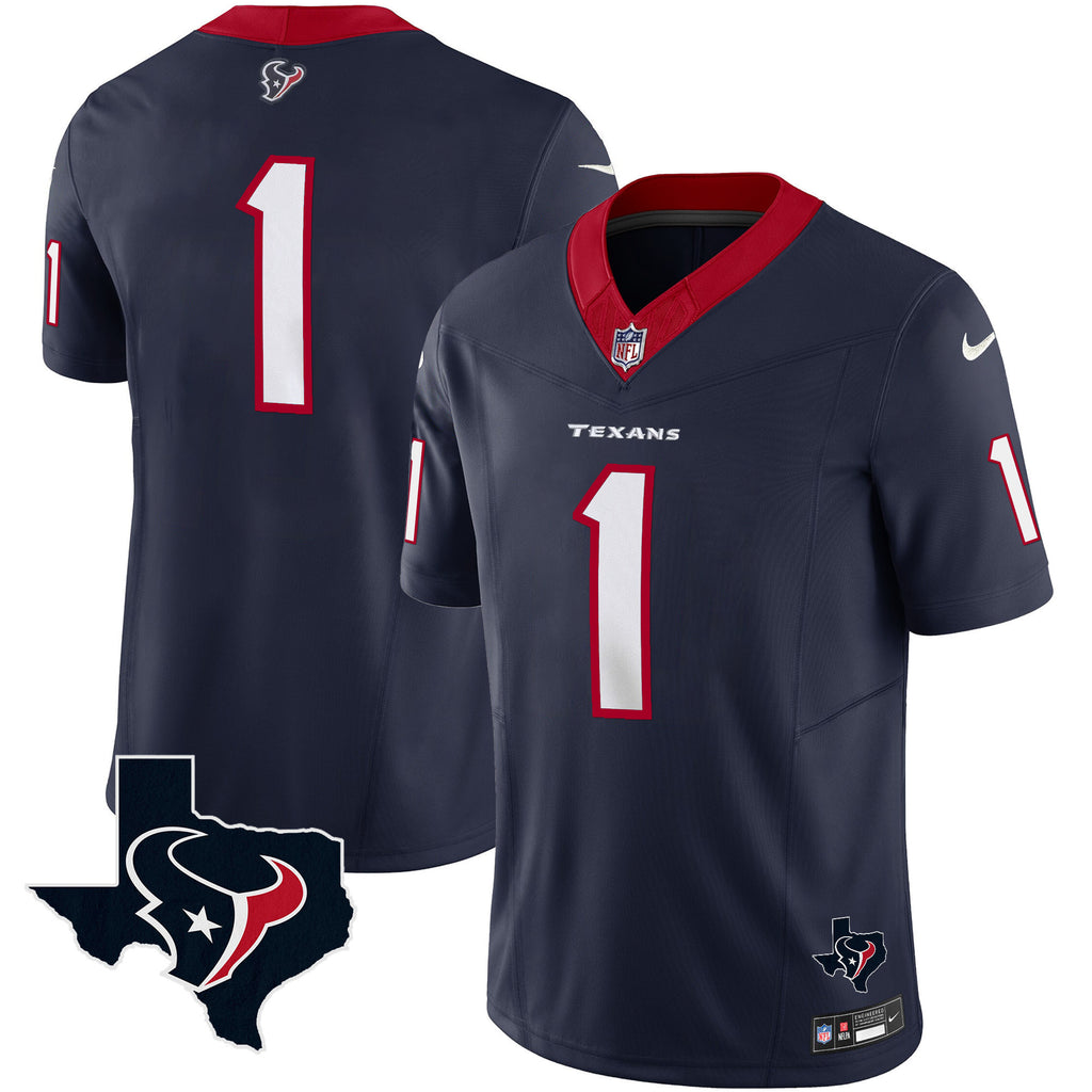 Men's Houston Texans Vapor Limited Jersey V8 - All Stitched
