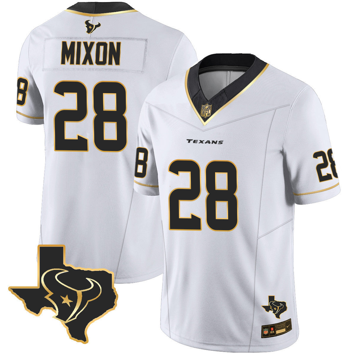 Men's Houston Texans Vapor Limited Jersey V8 - All Stitched