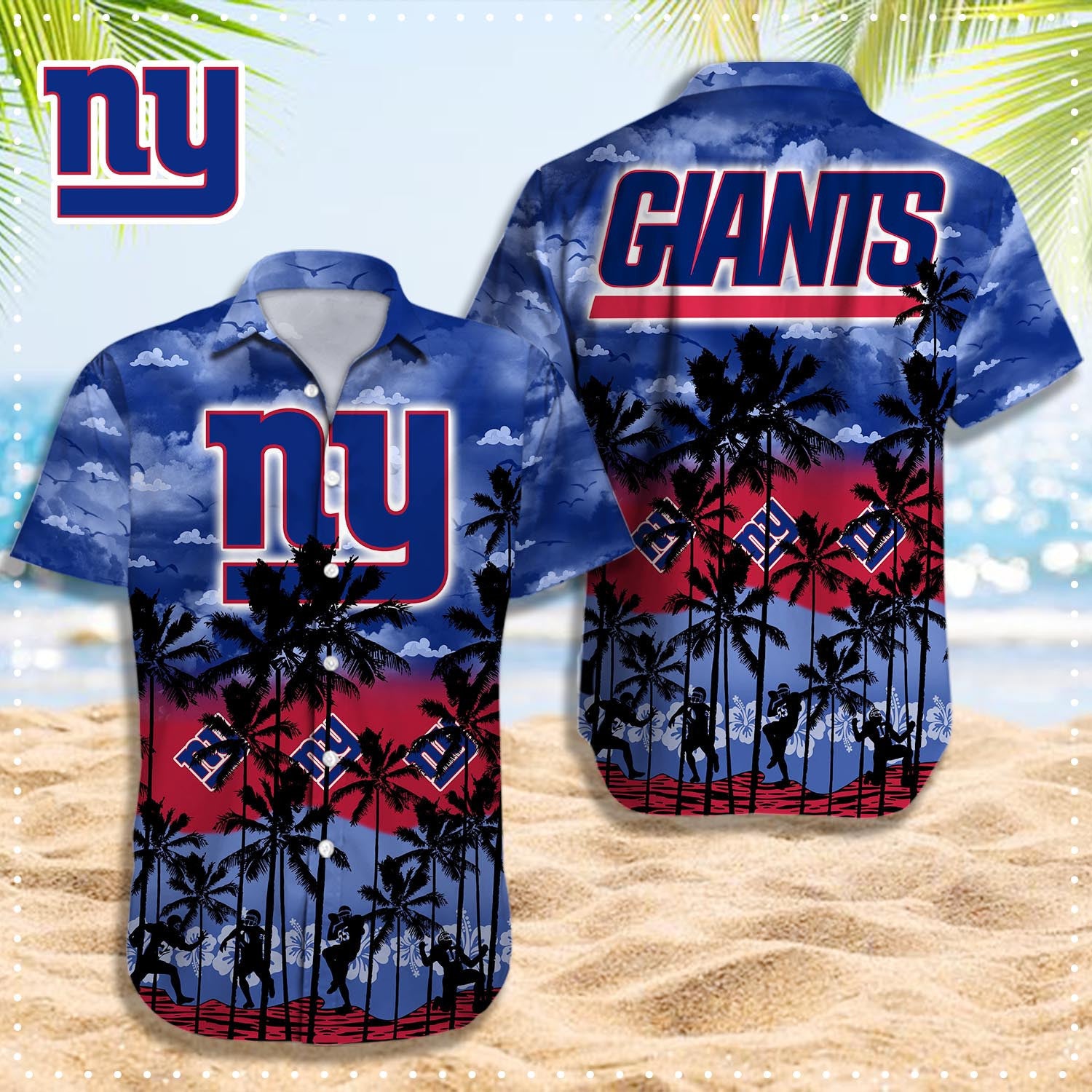 New York Giants NFL-Hawaii Shirt T-48408