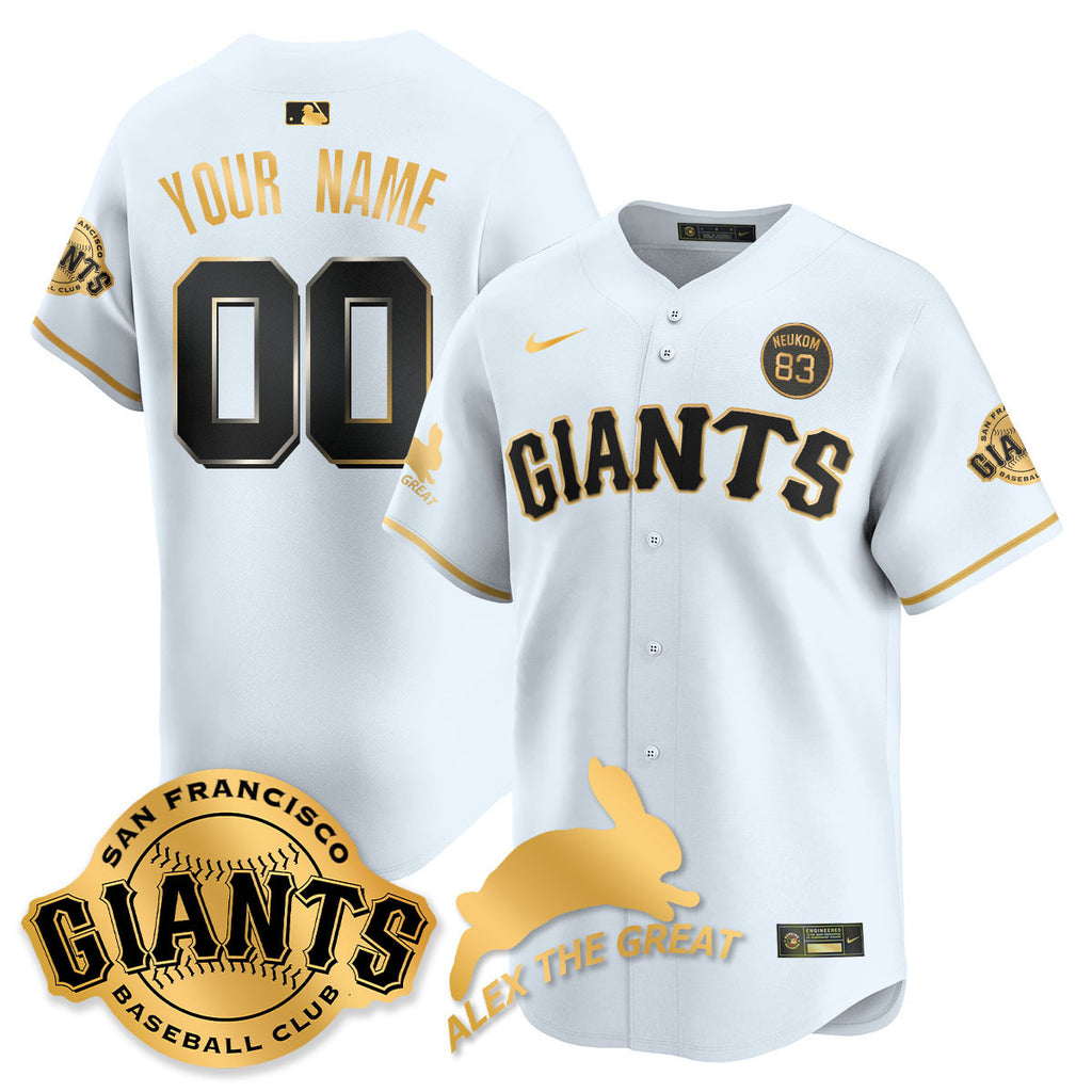 Women's San Francisco Giants "Alex the Great" Rabbit Memories 2025 Jersey - All Stitched