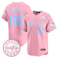 Chiefs Taylor Swift Bubblegum Pink Vapor Premier Limited Custom Jersey - All Stitched