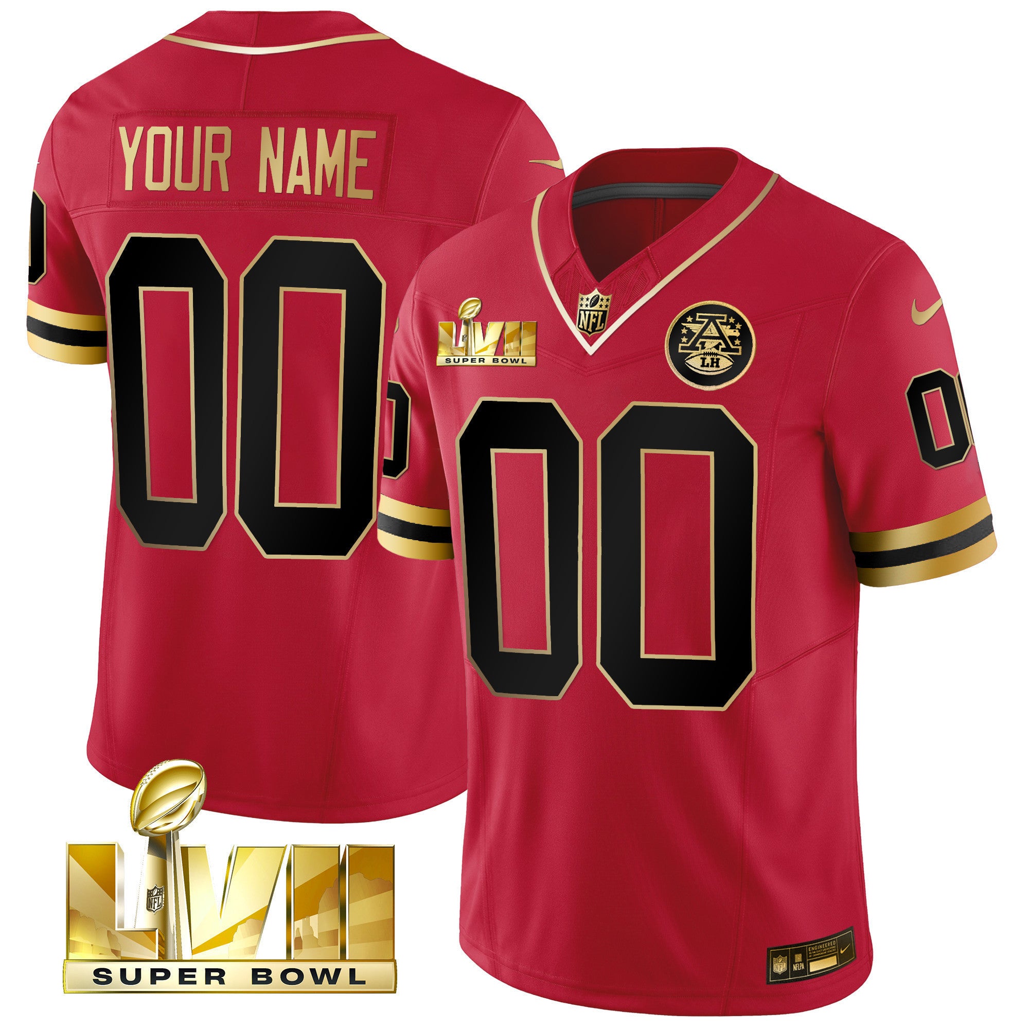 Chiefs Throwback Limited Vapor Custom Jersey - All Stitched