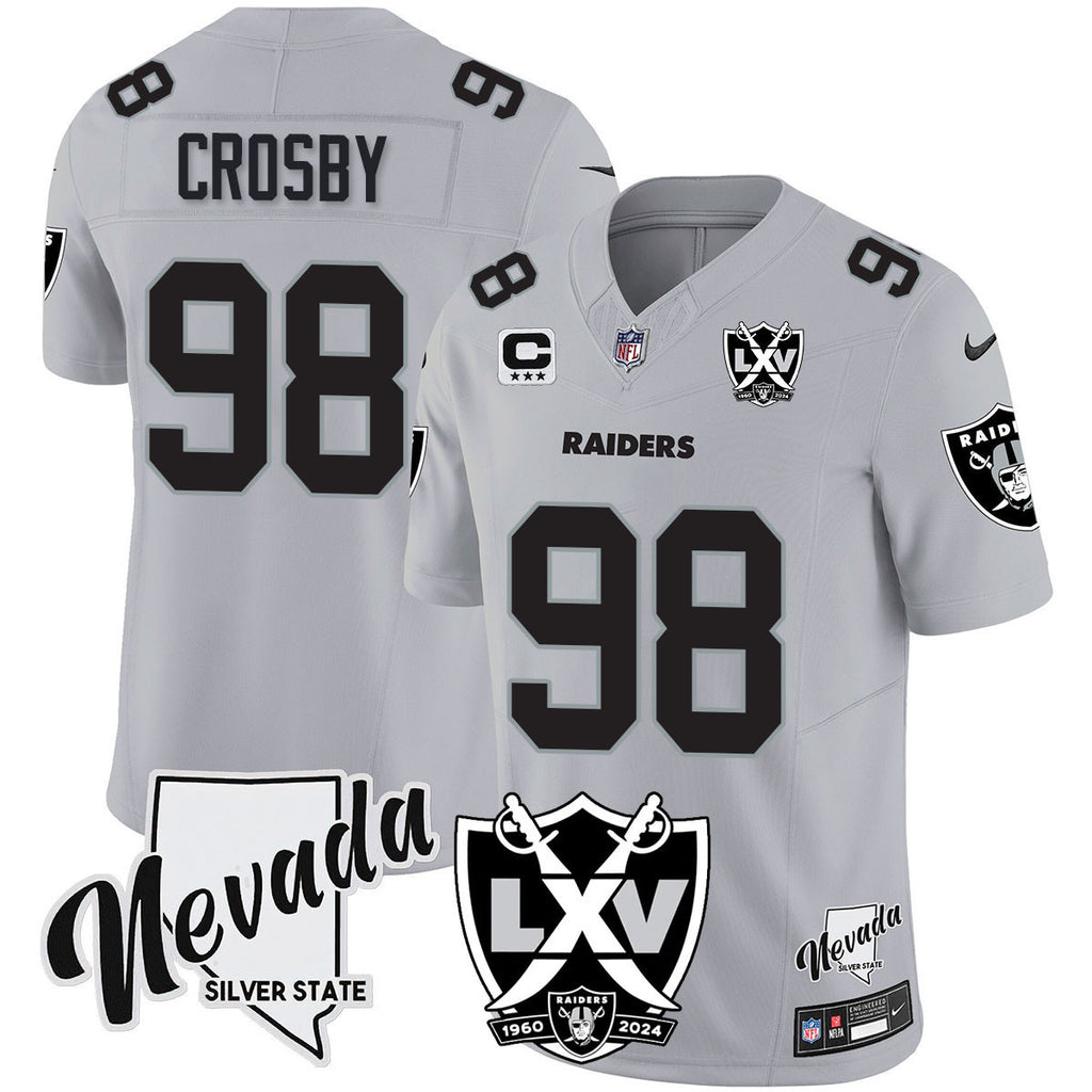 Women's Raiders 2024 Vapor Limited Jersey - 65th Anniversary - All Stitched