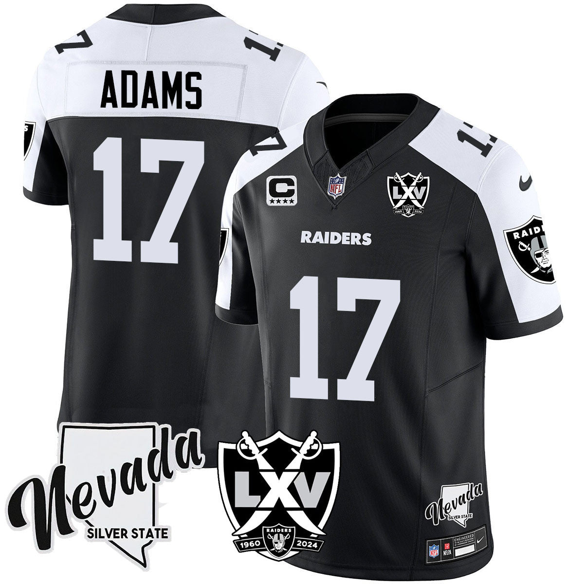 Women's Raiders 2024 Vapor Limited Jersey - 65th Anniversary - All Stitched